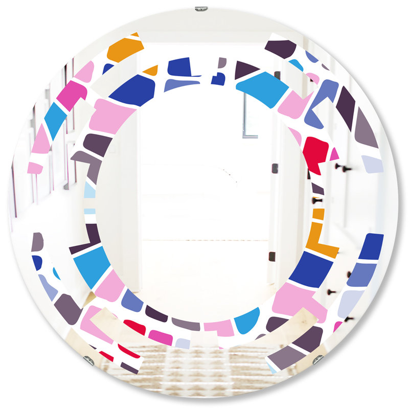 Miroir mural Wave, H 31,5 po x l po