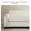 Chaise longue de style nordique en bois massif blanc et velours pour la chambre et le salon-130483445