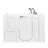 Ella Wheelchair Transfer 30"x52" Acrylic Hydro Massage Walk-In Bathtub with Right Outward Swing Door, 5 Piece Fast Fill Faucet, 2" Dual Drain-1773560417