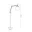 Dankfried 165cm Silver Swing Arm Floor Lamp