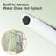 Robinet de baignoire autoportant à un trou avec douche à main Robinet de baignoire à fixation au sol à poignée simple Robinet de baignoire moderne en laiton avec valve-122260110