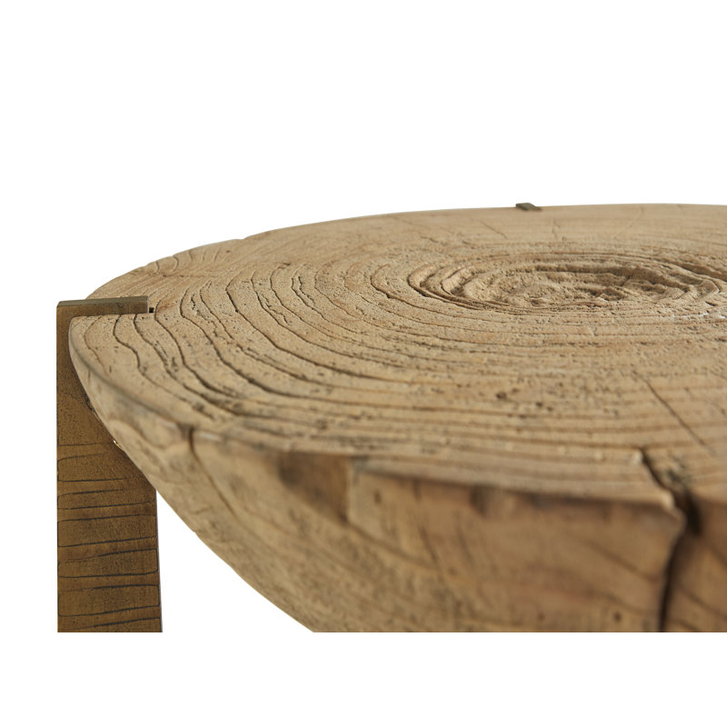 Solid Wood Top End Table
