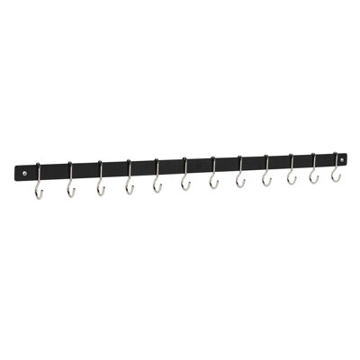 Metal Straight Wall Mounted Pot Rack