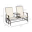 Chaise berçante d'extérieur en métal-317193243