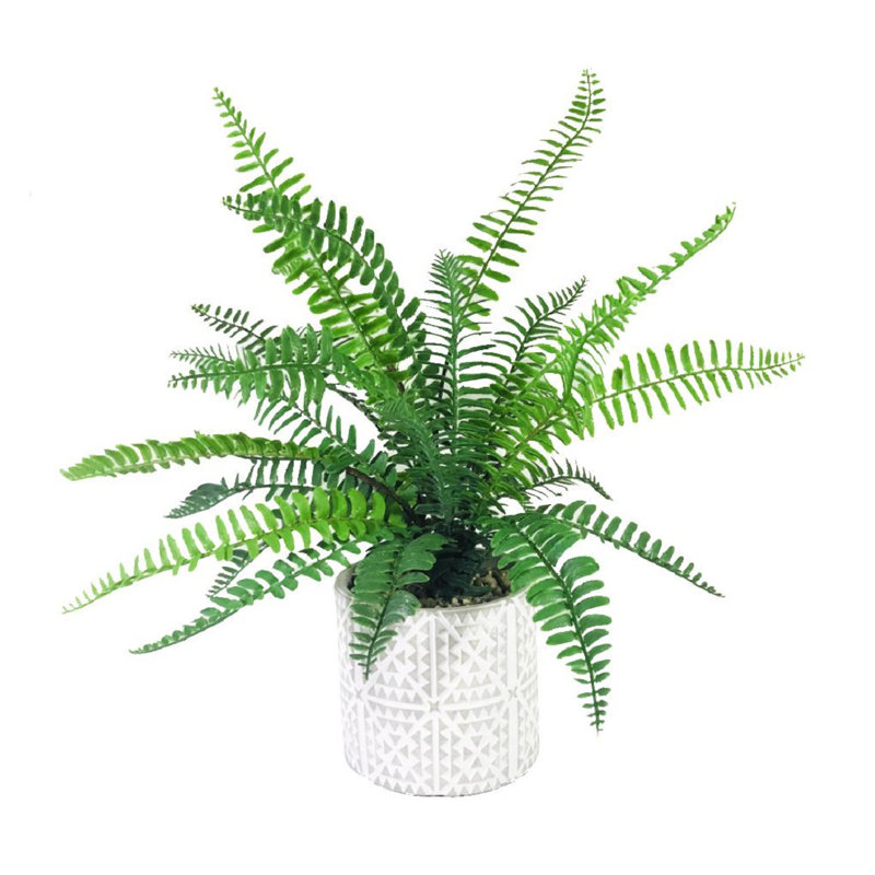 Fougère artificielle 11,25 po en pot
