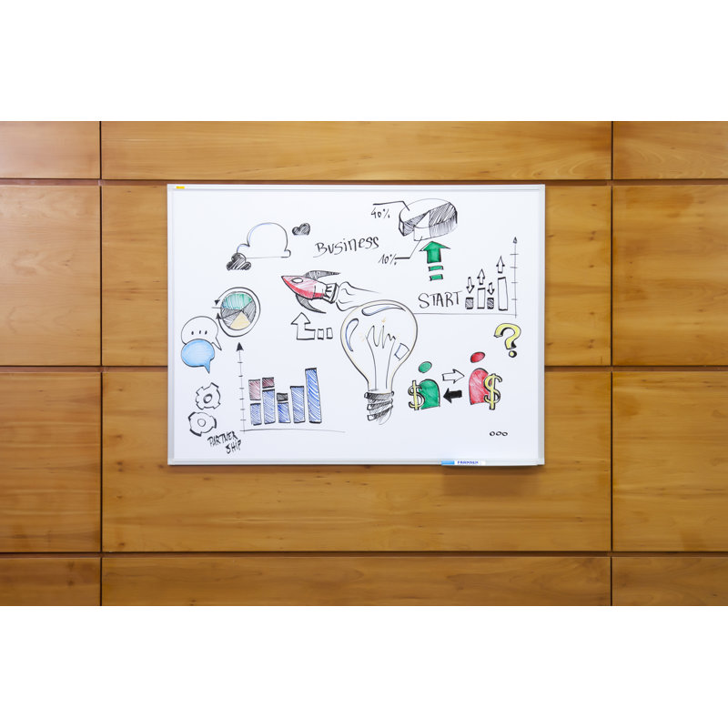 X-tra!Line® Wall Mounted Whiteboard, 120cm H x 180cm W x 3cm D