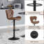 Mayetta Upholstered Adjustable Height Counter Stool with Metal Frame-1214215813