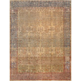 Agra Hand Knotted Wool Oriental Area Rug