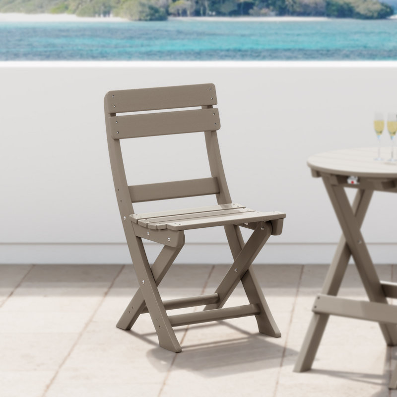 Chaise de patio pliante Laguna, Blanc chaud