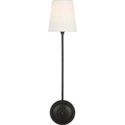 Vendome 26" Single Sconce with Linen Shade