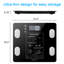 Winado Digital Glass Bathroom Scale with Bluetooth