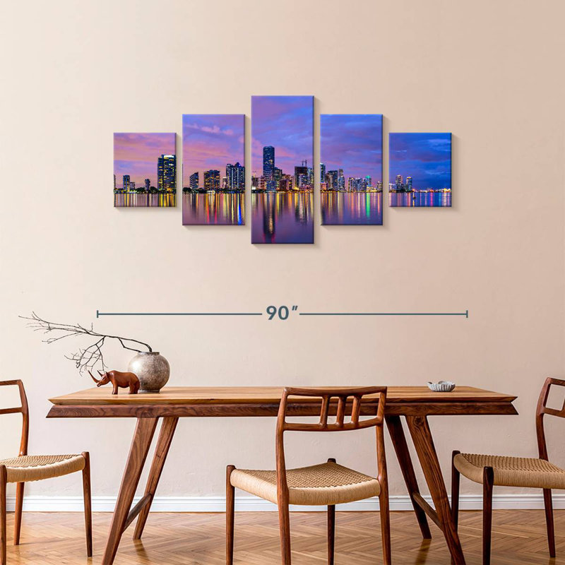 'Biscayne Bay Miami, 36" H x 80" W