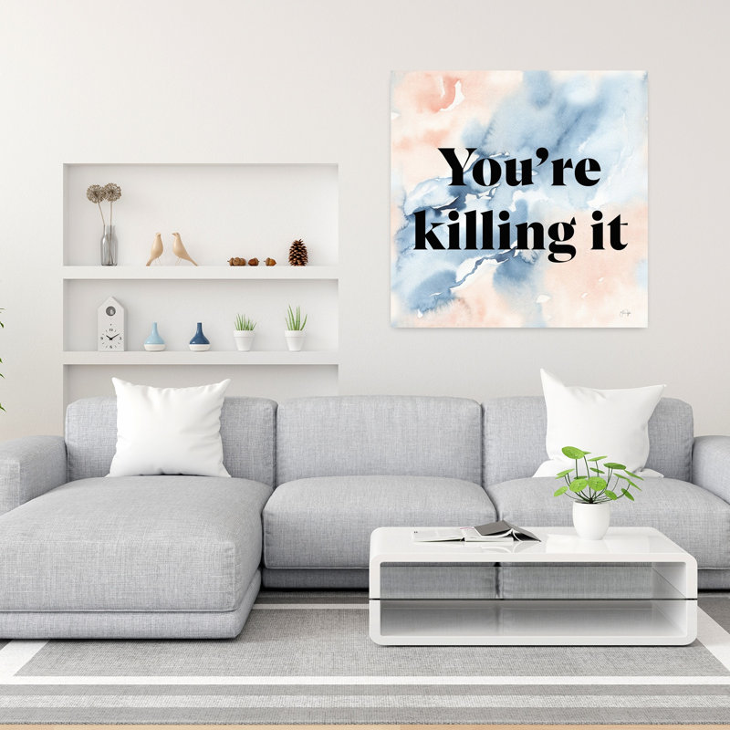 «It's Killing It», art contemporain abstrait, H 36 po x l 36 po