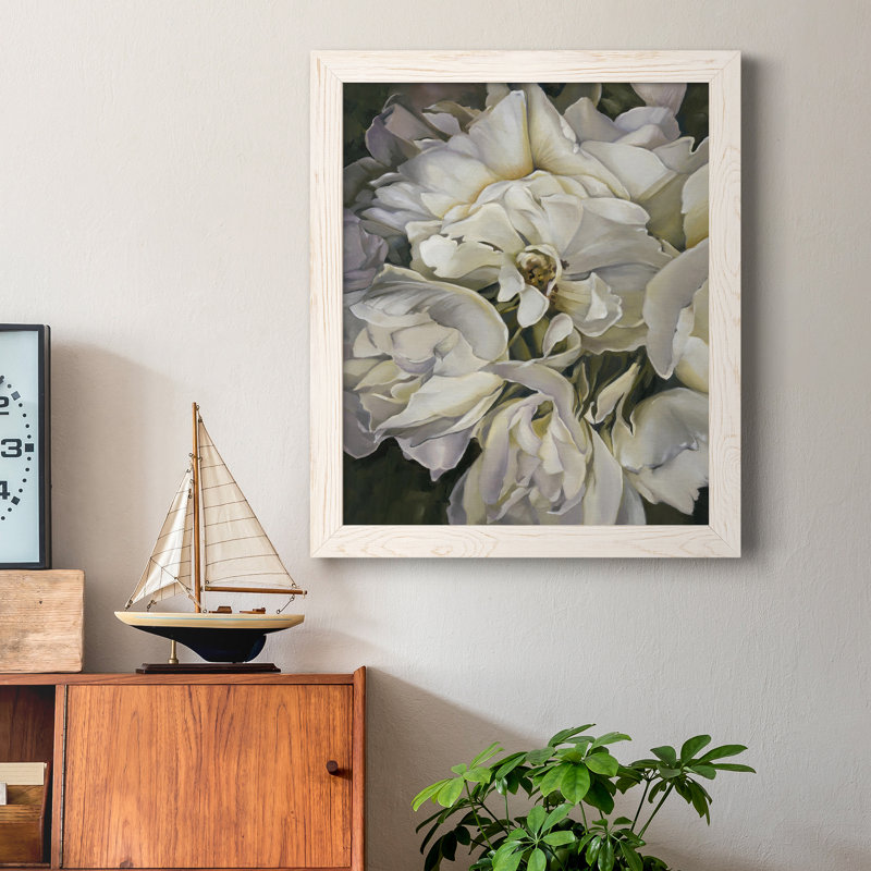 «For the roses» - Impression sur papier encadrée, H 24 po x l 18 po x P 1,5 po, Papier blanc