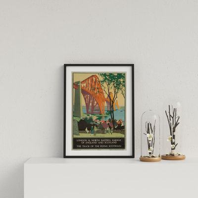 Vintage Travel Poster LNER Railway 1 Piece Single Picture Frame Wall Art