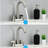 Bathroom Lavatory Sink Faucet 2 Handle In Brushed Nickel - 360 Swivel, Wear- Surface Easy To Replace Components