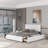 Upholstered Platform Storage Bed-1372766491