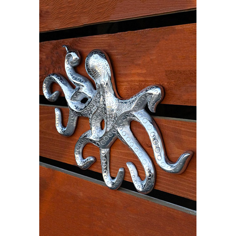Décoration murale Moresby, H 13,25 po x l 18 po x P 1,25 po, Nickel