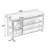 Adjustable Height Long Bench, Rubberwood Frame, Comfortable Pu Leather And Sponge Seat, Concealed Storage Design, Three Layers Of Ventilation Storage, Solid Wooden Legs, 22" Product Height, 33.7Kgs-874460968