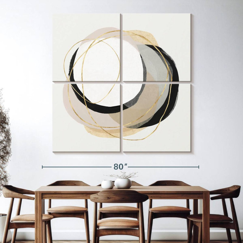 Avery Ring Of Gold I, 74" H x 74" W