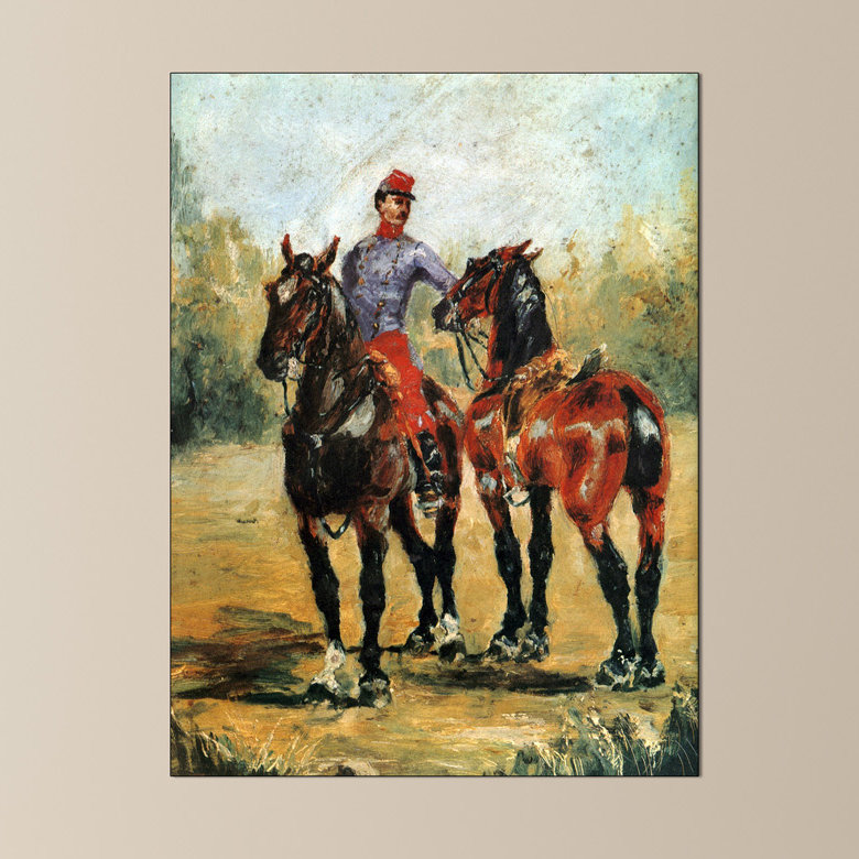 Henri De Toulouse-Lautrec - Wrapped Canvas Painting, 120cm H x 90cm W x 1.8cm D