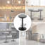 Parshall Swivel Upholstered Adjustable Height Counter Stool with Metal Frame-2037847570-2037847581