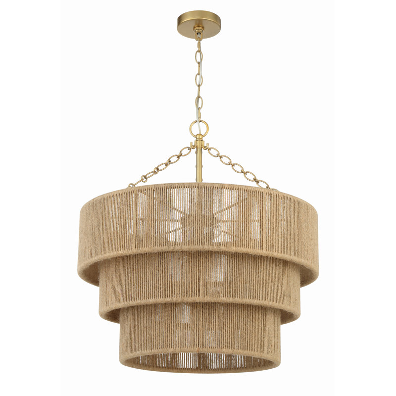 Lustre gradué à niveaux 10 lumières Chericka