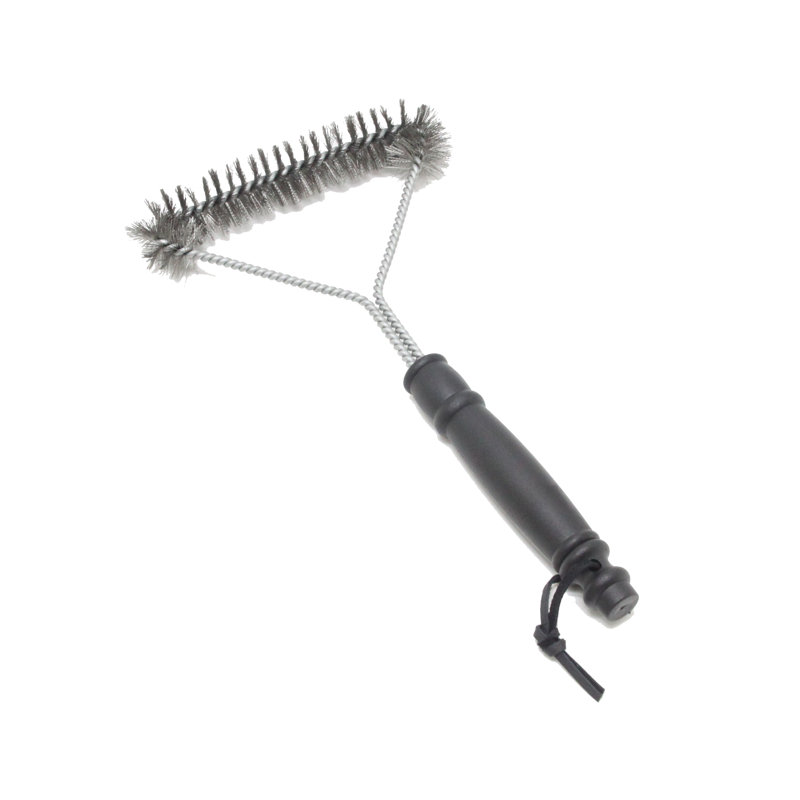 Brosse pour barbecue avec poils en acier inoxydable 12 po Fixturedisplays® 16113