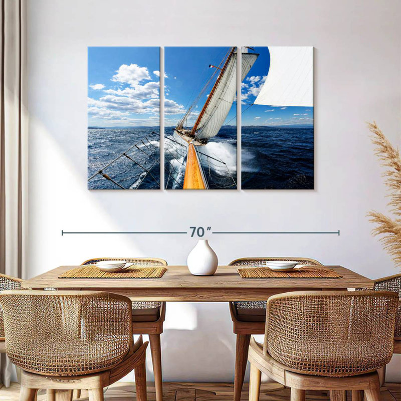 Mehar voilier à Saint Tropez, H 36 po x l 57 po
