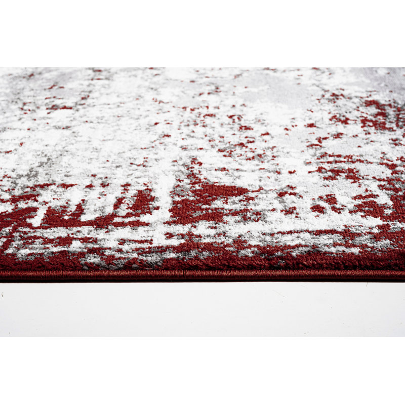 Abstract Area Rug, Terra, Rectangle 200 x 290 cm
