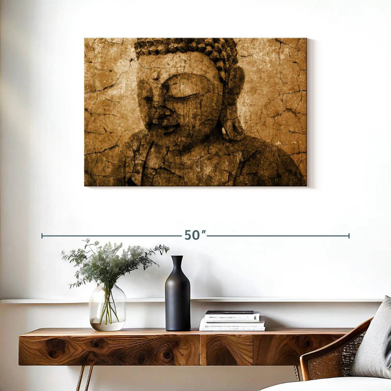 Adella Old Buddha, 24" H x 36" W