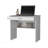 White Storage Desk With Drawer And Shelf, For Organized Workspaces And Efficient Home Offices.-124167780