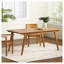 Outdoor 69" Solid Wood Dining Table