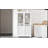 Kitchen Pantry, Freestanding Kitchen Storage Cabinet Display Cabinet with Glass Doors and 4 Built-in Drawers for Living Room, Home Office-305891416