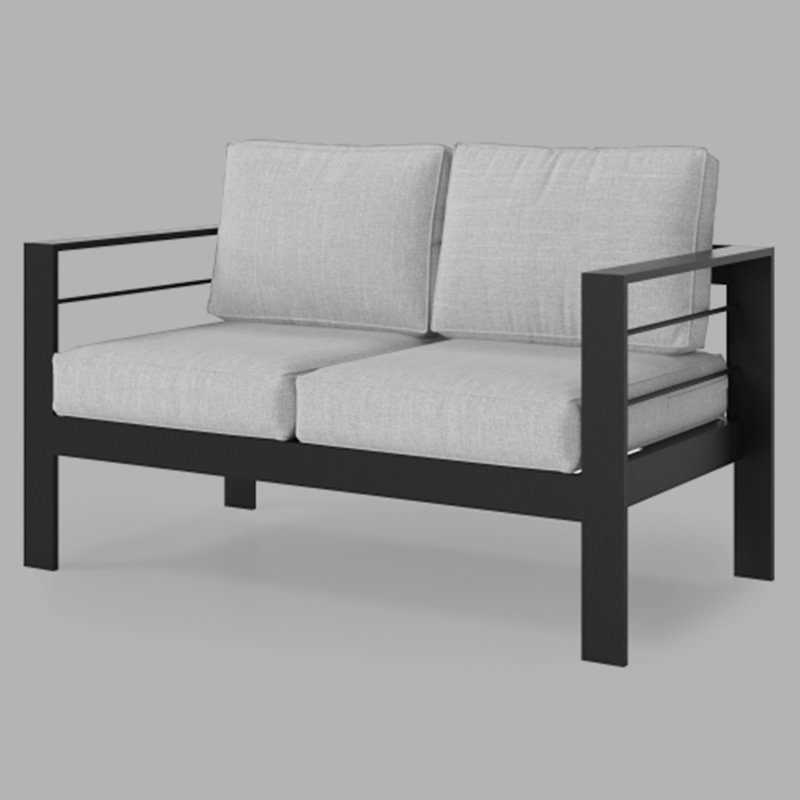 Aluminum Outdoor Patio sofas, Gray