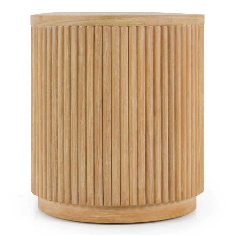 Fitzroy Modern Natural Acacia TV Stand
