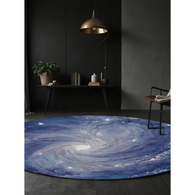 Silky Soft Plush Purple Area Rug