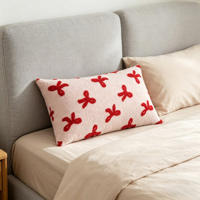 Housse de coussin en polaire