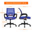 color Mid-Back Mesh Swivel Office Chair-588414256-557386921