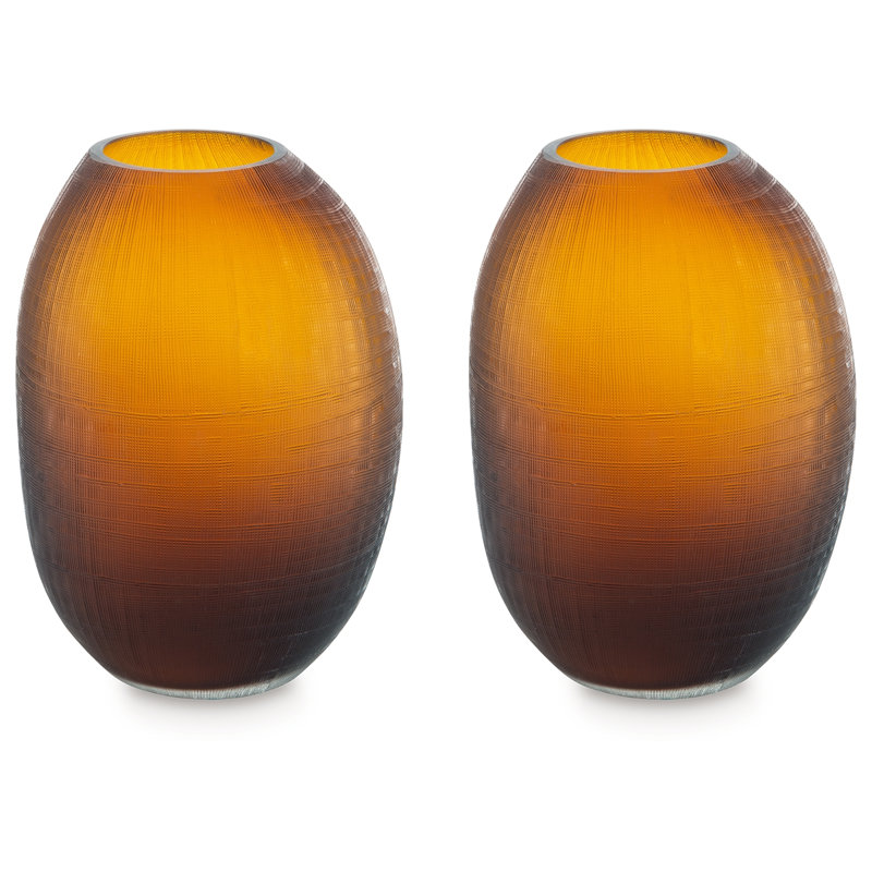 Cazandra Glass Table Vase, 11" H x 8" W x 7.48" D