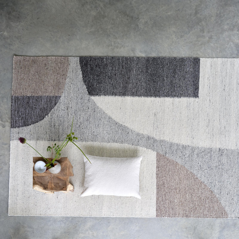 Jishiro Natural Rug, Rectangle 3'11" x 5'11"