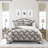 Sunny Vale Mocha Standard Cotton 2 Piece Coverlet Set-73671621