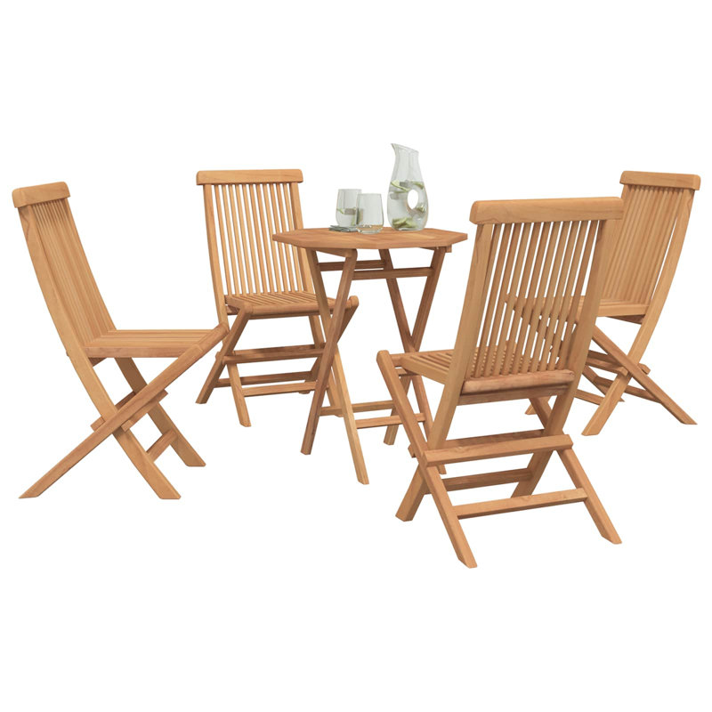 Solid Wood Patio Dining Set Table,