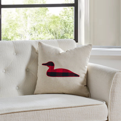 Nakye Patchwork Linen Throw Pillow