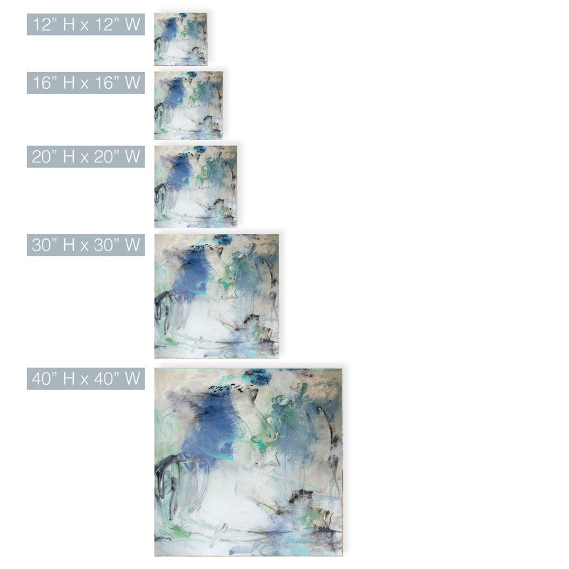Windswept Print by Patricia Schwimmer, 20" H x 20" W x 1.5" D, Wrapped Canvas