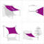 2m x 1.6m Triangle Shade Sail-1033887478
