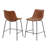 Bellino Upholstered Counter Stool with Metal Frame-210964606
