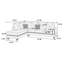 Canapé moderne modulaire 2 pièces