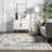 Julieann Power Loom Performance Oriental Gray/Charcoal Rug-1711285311