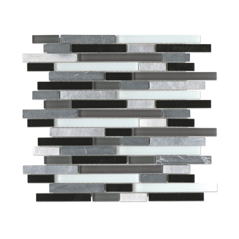 Carreau de mosaïque linéaire en verre Eclipse, Essex